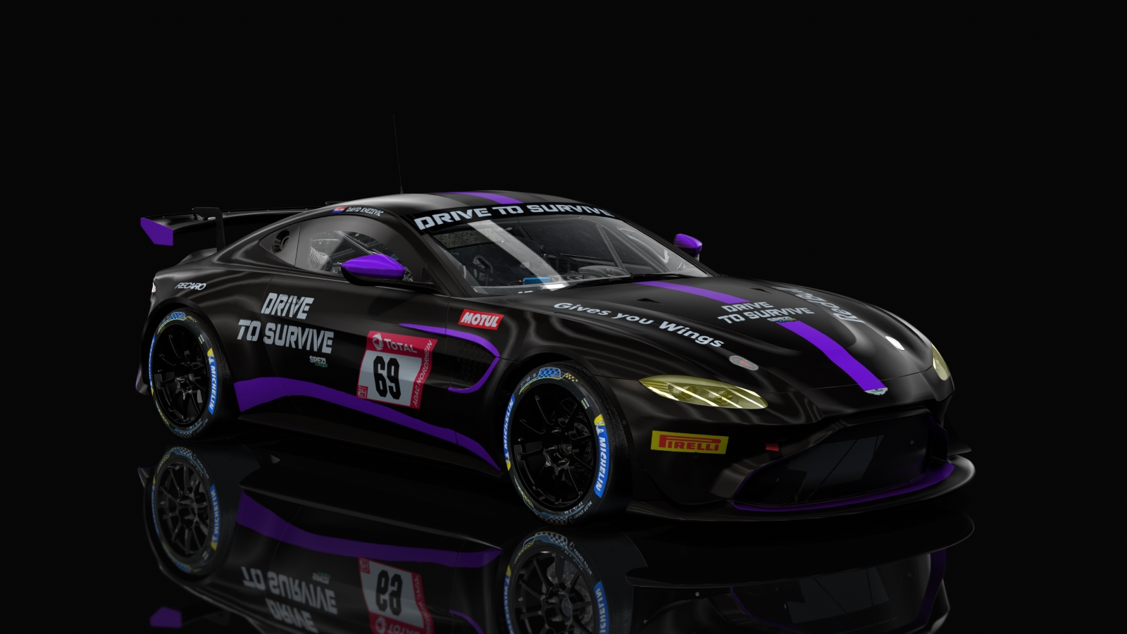 GT4 Aston Martin Vantage, skin Drive_To_Survive_StarGamer_69