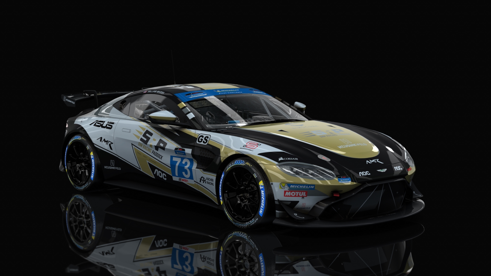 GT4 Aston Martin Vantage, skin SRP REQUIEM