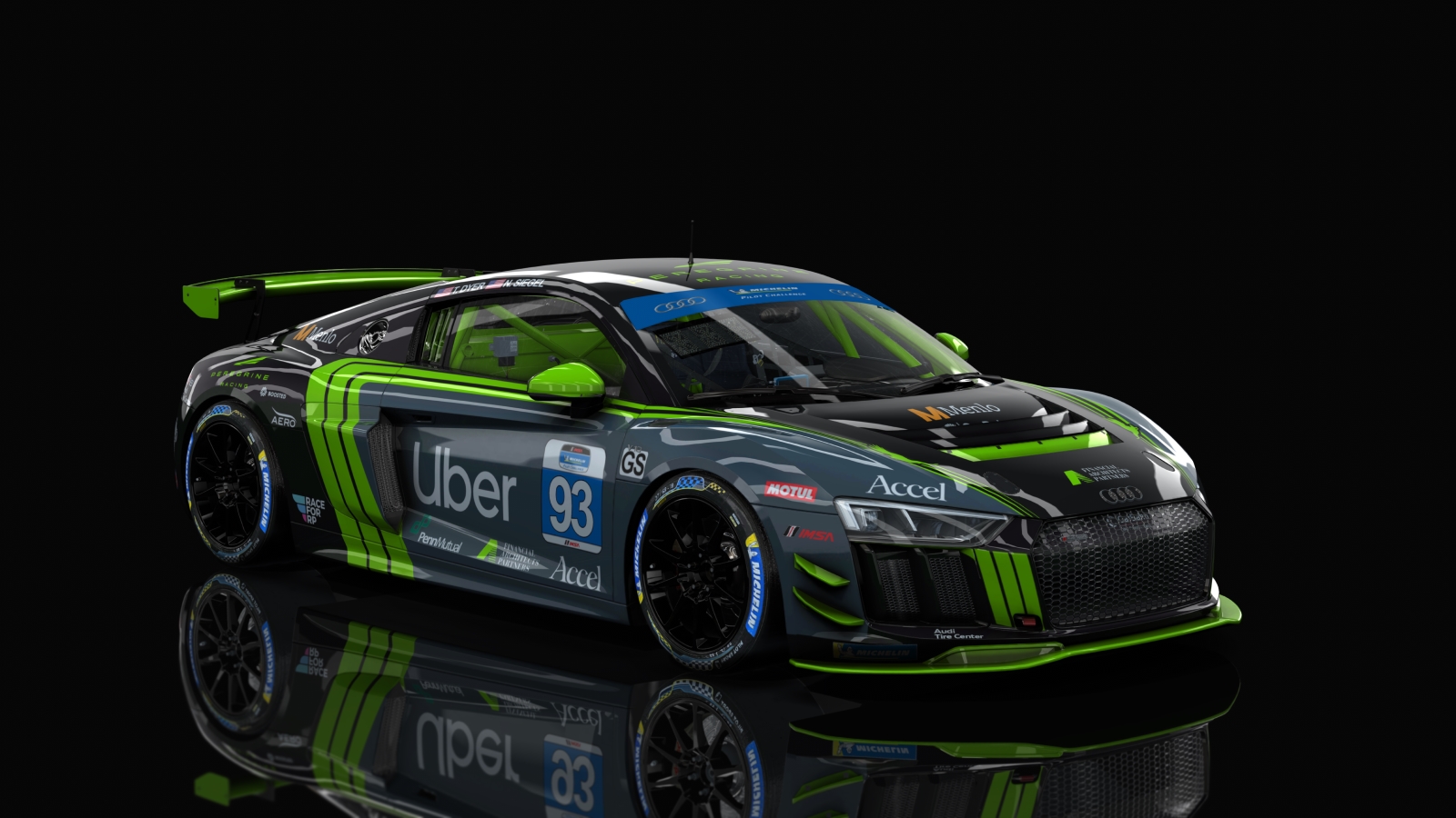 GT4 Audi R8 LMS, skin CarBahn_w_Peregrine_Racing_93