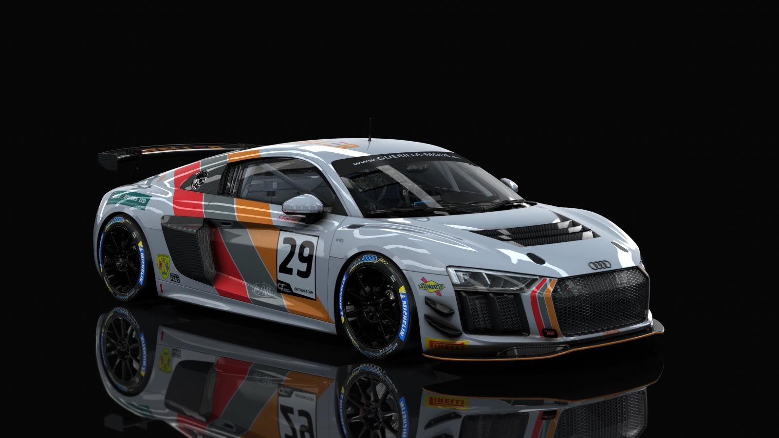 GT4 Audi R8 LMS, skin rm_british_gt_championship_2019_steller_performance_29