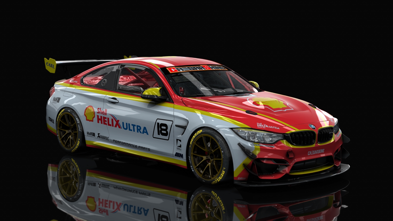 GT4 BMW M4, skin 18Shell