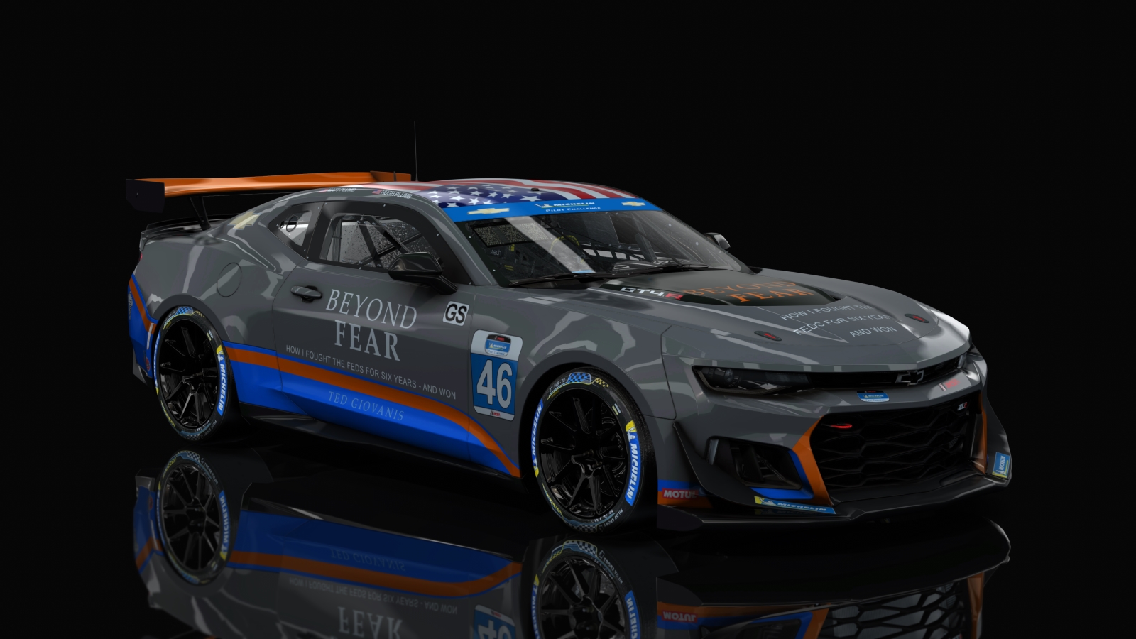 GT4 Chevrolet Camaro R, skin TGM_Racing_46