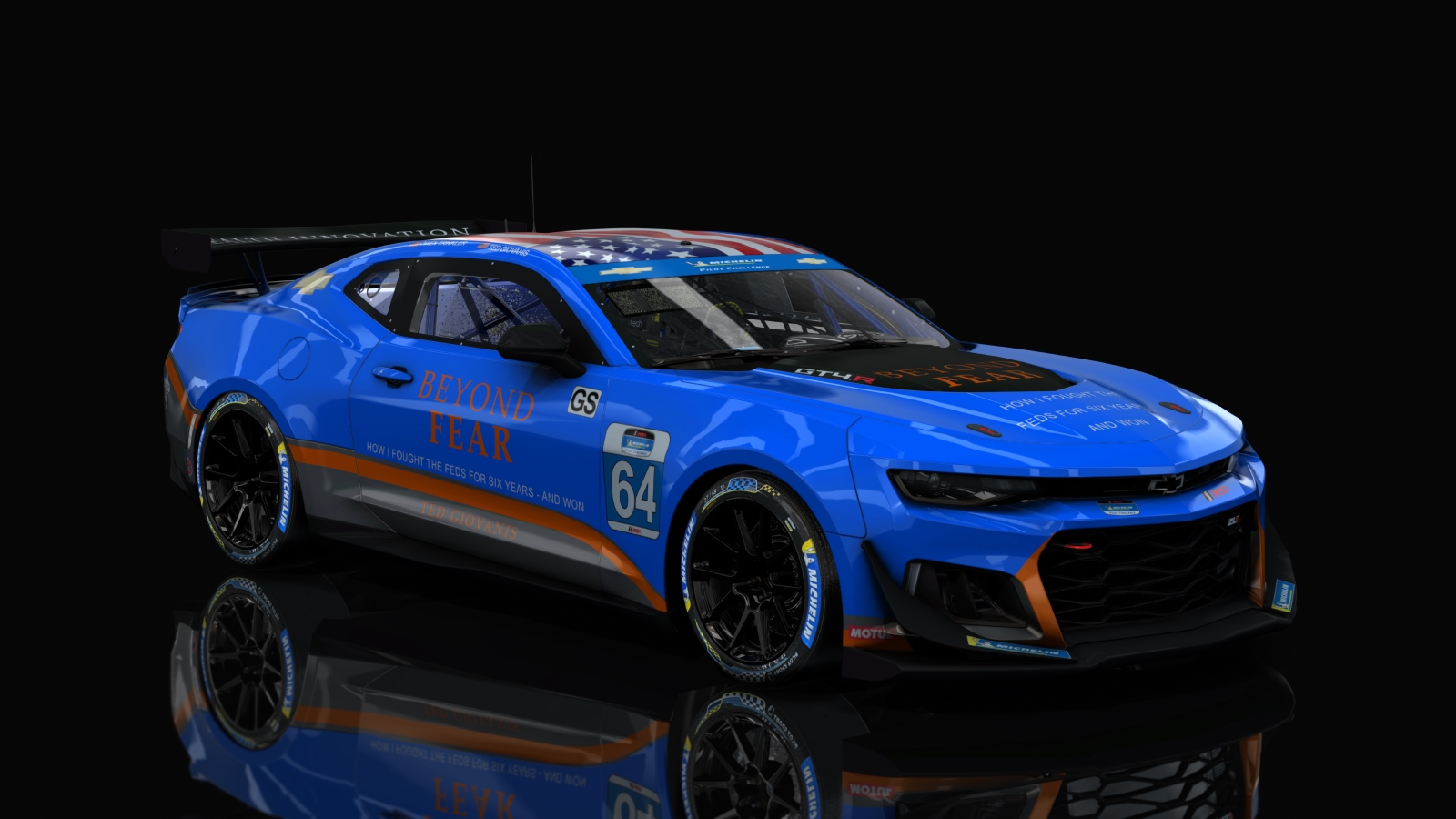 GT4 Chevrolet Camaro R, skin TGM_Racing_64