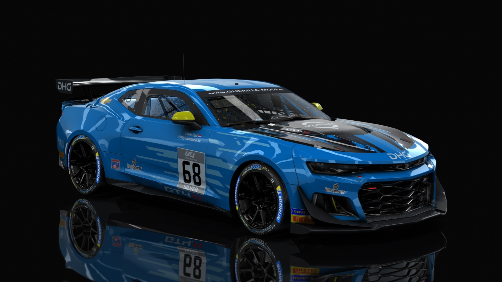 GT4 Chevrolet Camaro R, skin rm_gt4_european_series_2019_v8_racing_68