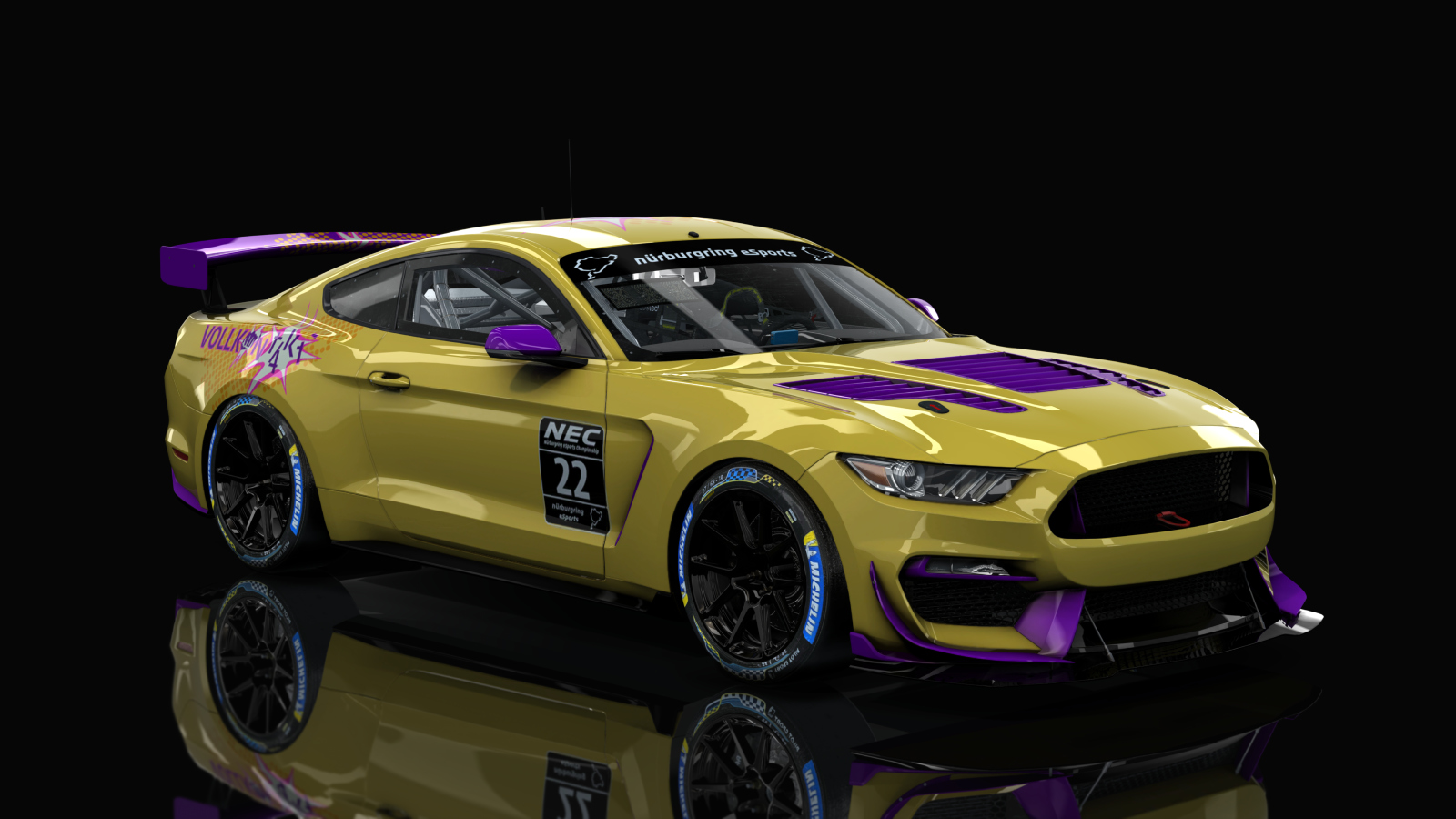 GT4 Ford Mustang, skin 2024_22_NEC