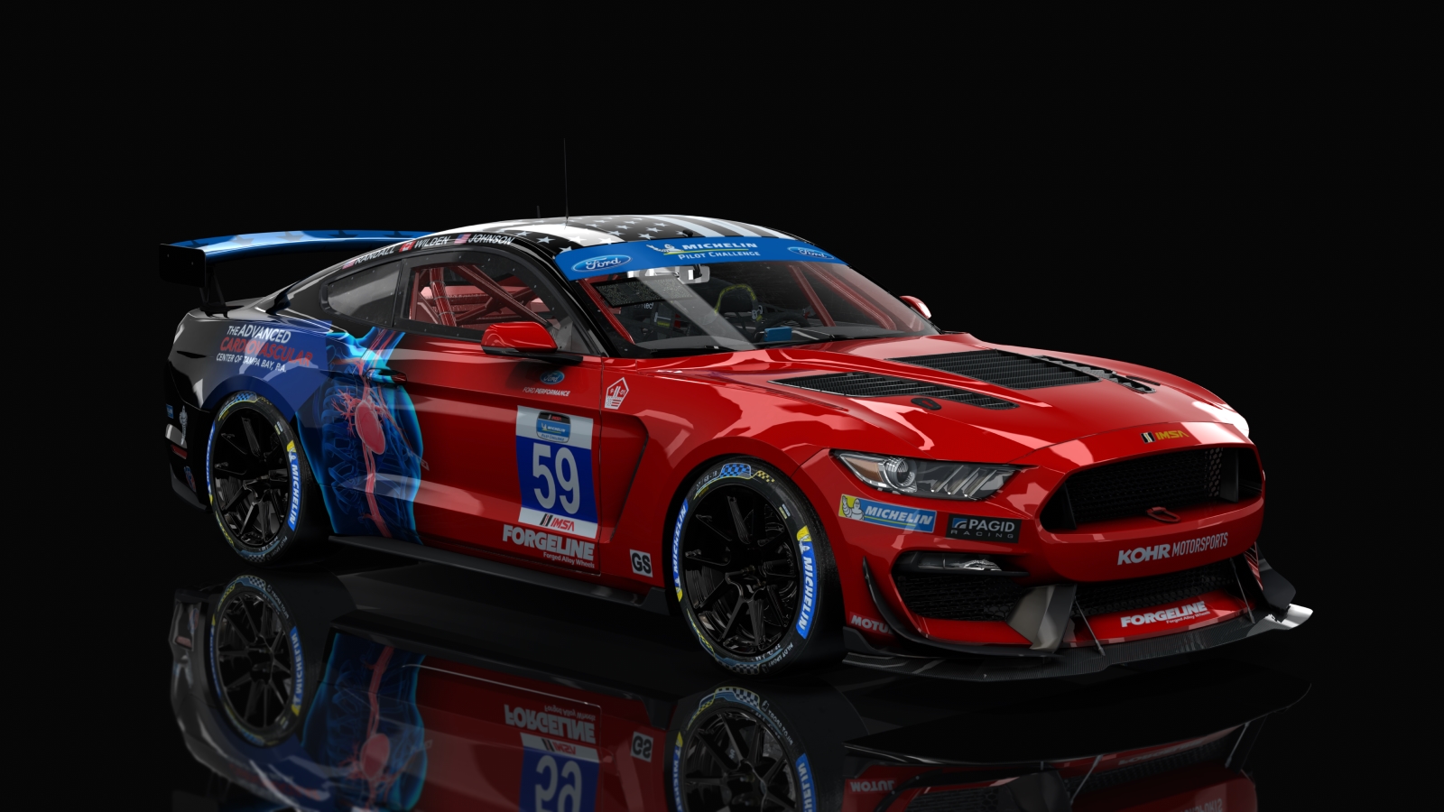 GT4 Ford Mustang, skin 59_kohr_motorsport