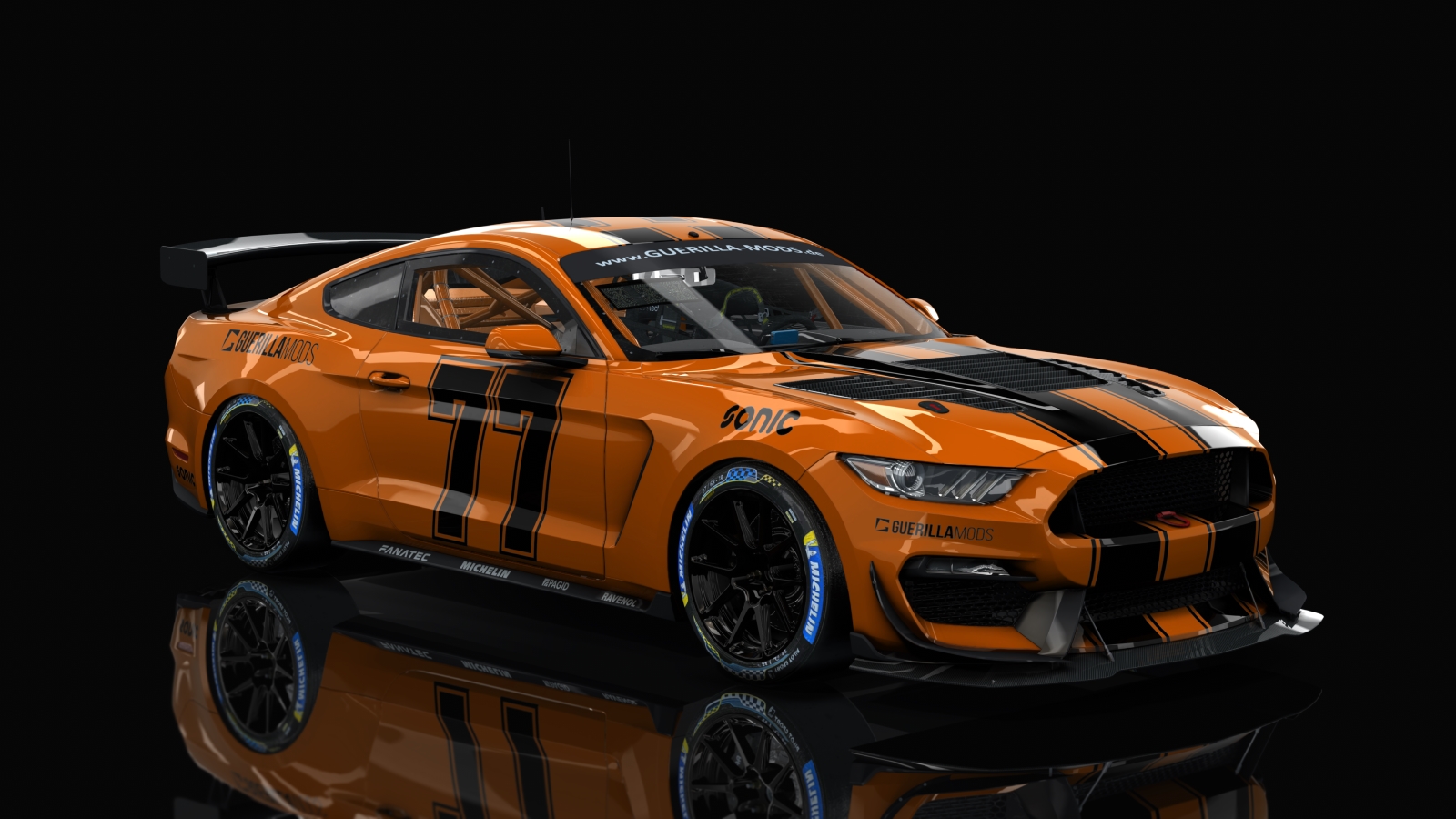 GT4 Ford Mustang, skin 77_guerilla_racing