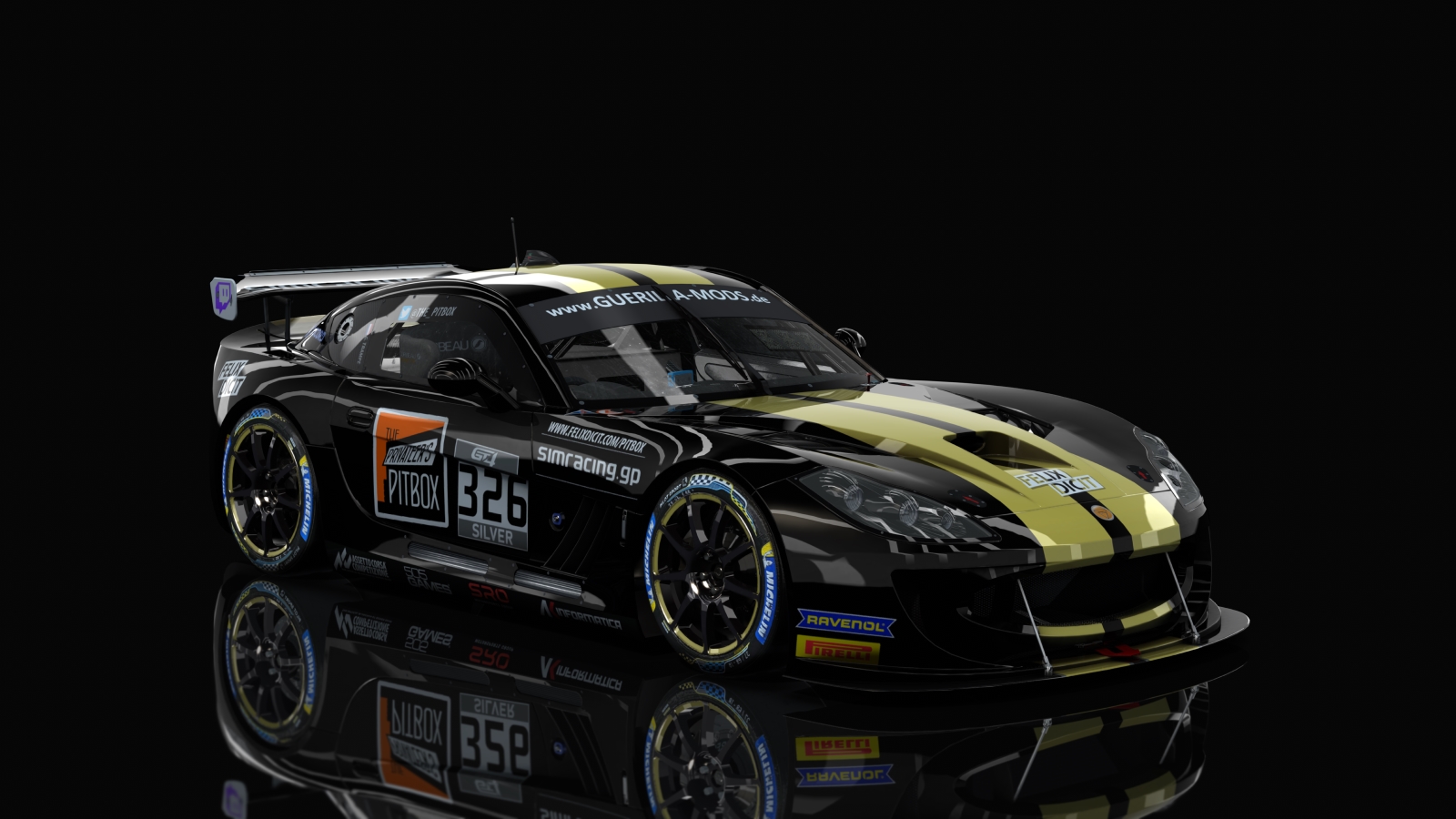 GT4 Ginetta G55, skin me_gt4_european_series_ttp_ginetta_TRAMPE_326