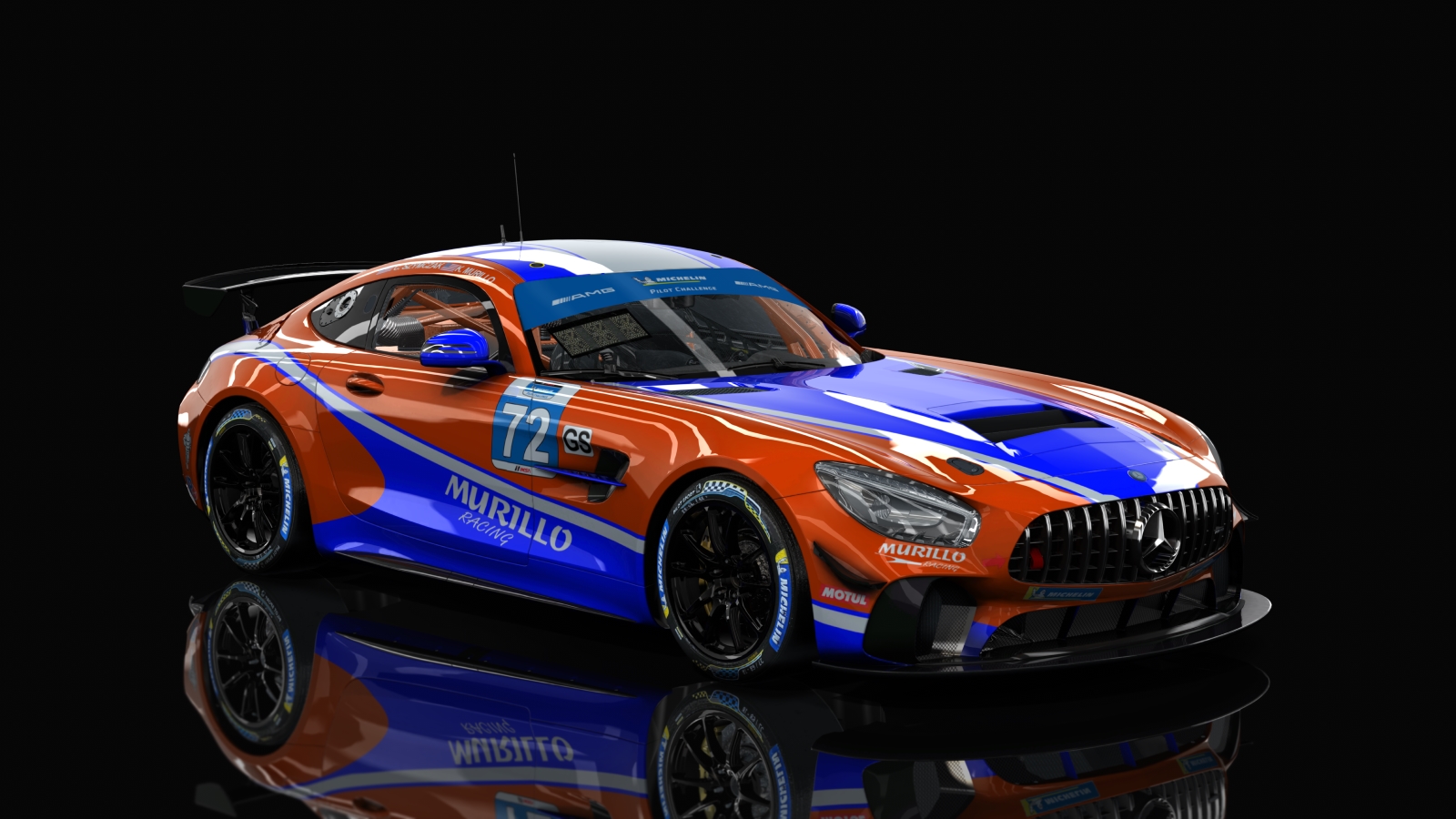 GT4 Mercedes AMG, skin 2022_Murillo_Racing_72