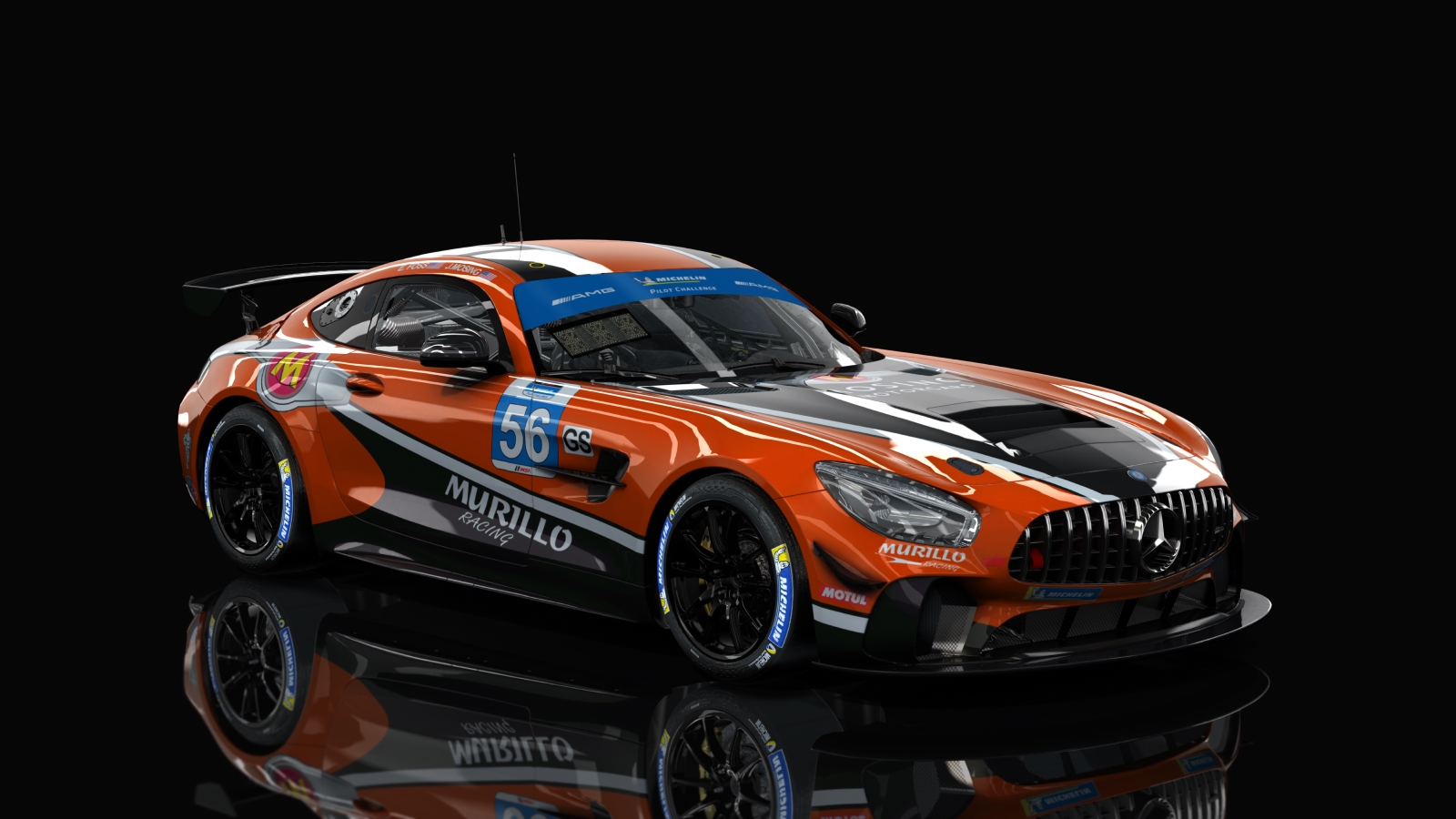 GT4 Mercedes AMG, skin Murillo_Racing_56