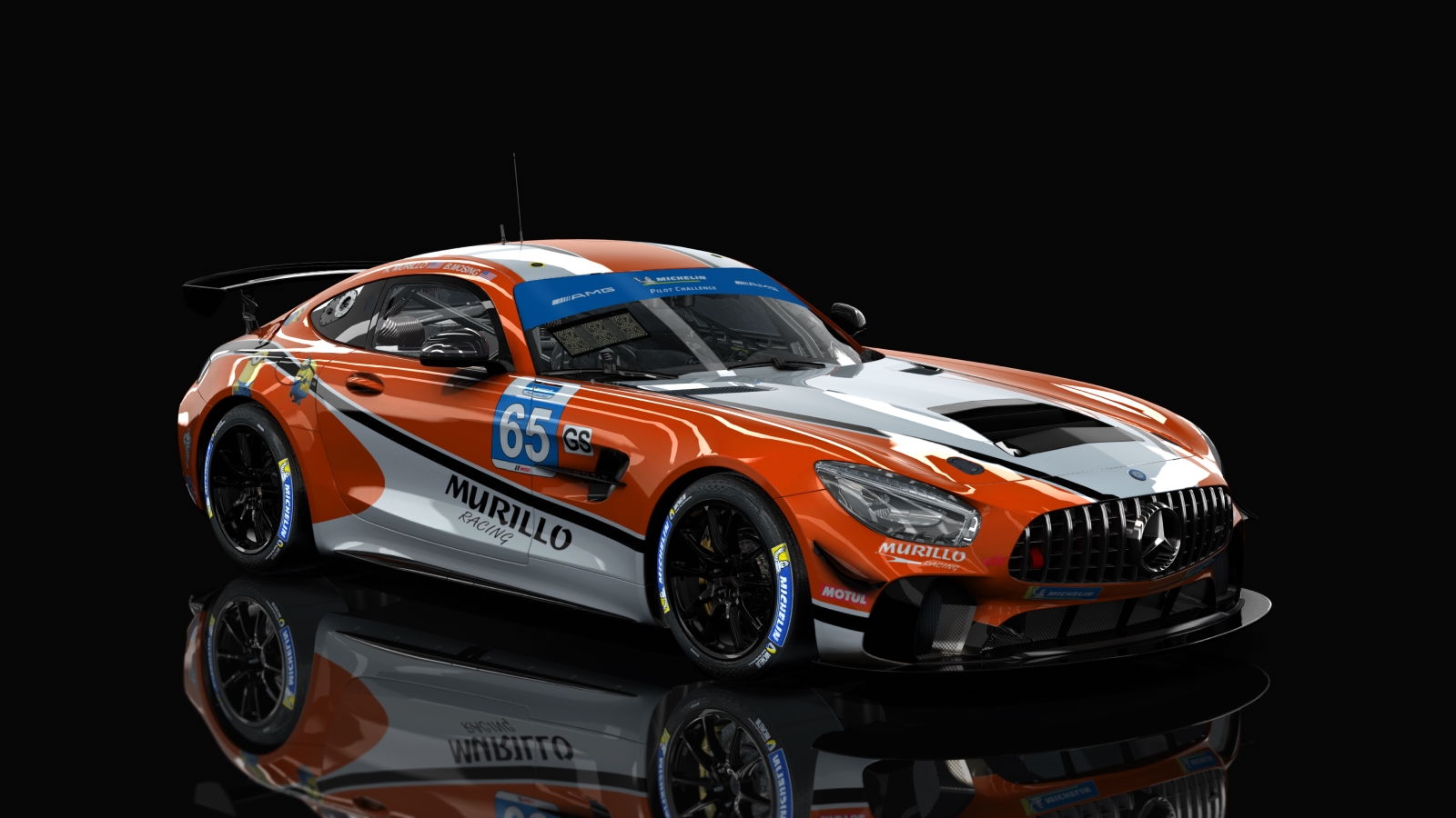 GT4 Mercedes AMG, skin Murillo_Racing_65