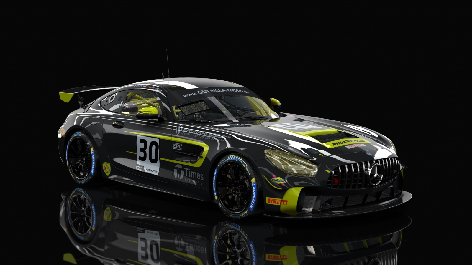 GT4 Mercedes AMG, skin british_gt_championship_2019_ERC_30