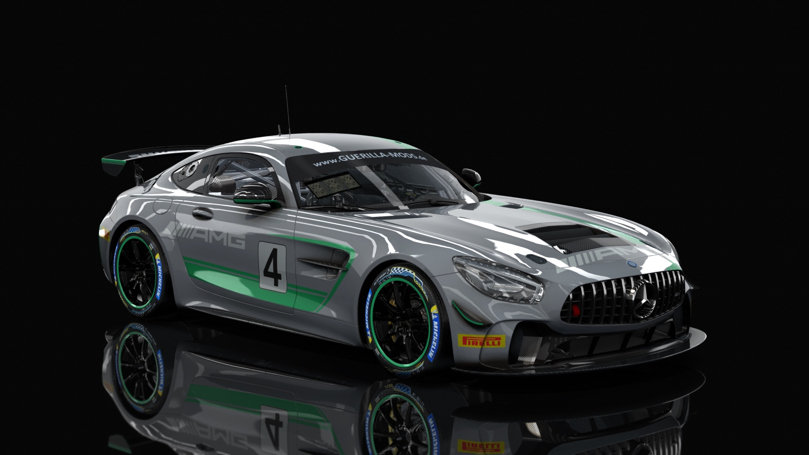 GT4 Mercedes AMG, skin gt4_amg_1