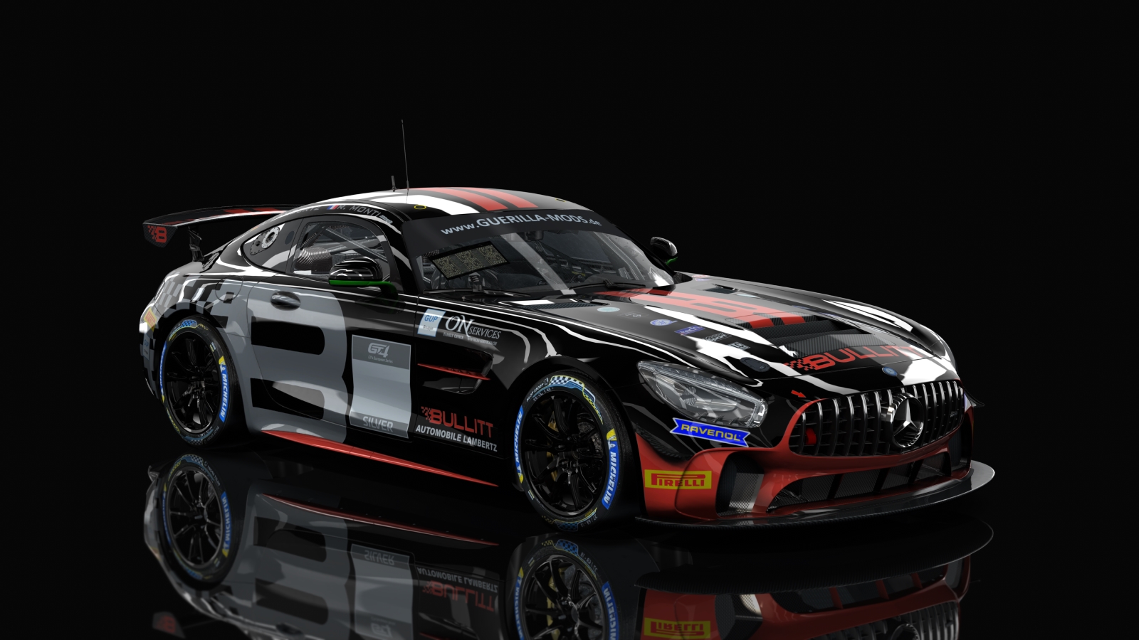 GT4 Mercedes AMG, skin gt4_european_series_bullit_motorsports_66