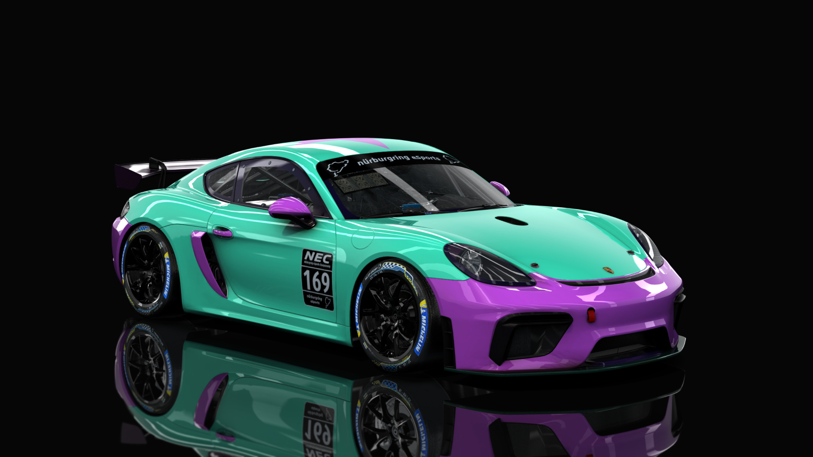 GT4 Porsche 718 Cayman Clubsport, skin 2024_168_NEC