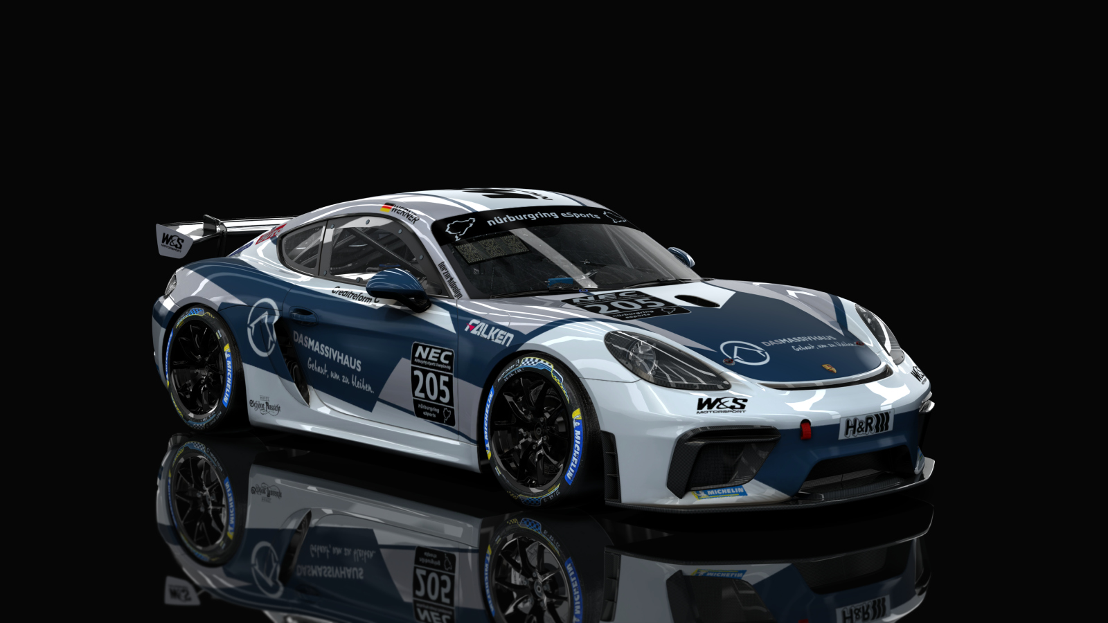 GT4 Porsche 718 Cayman Clubsport, skin 2024_205_NEC