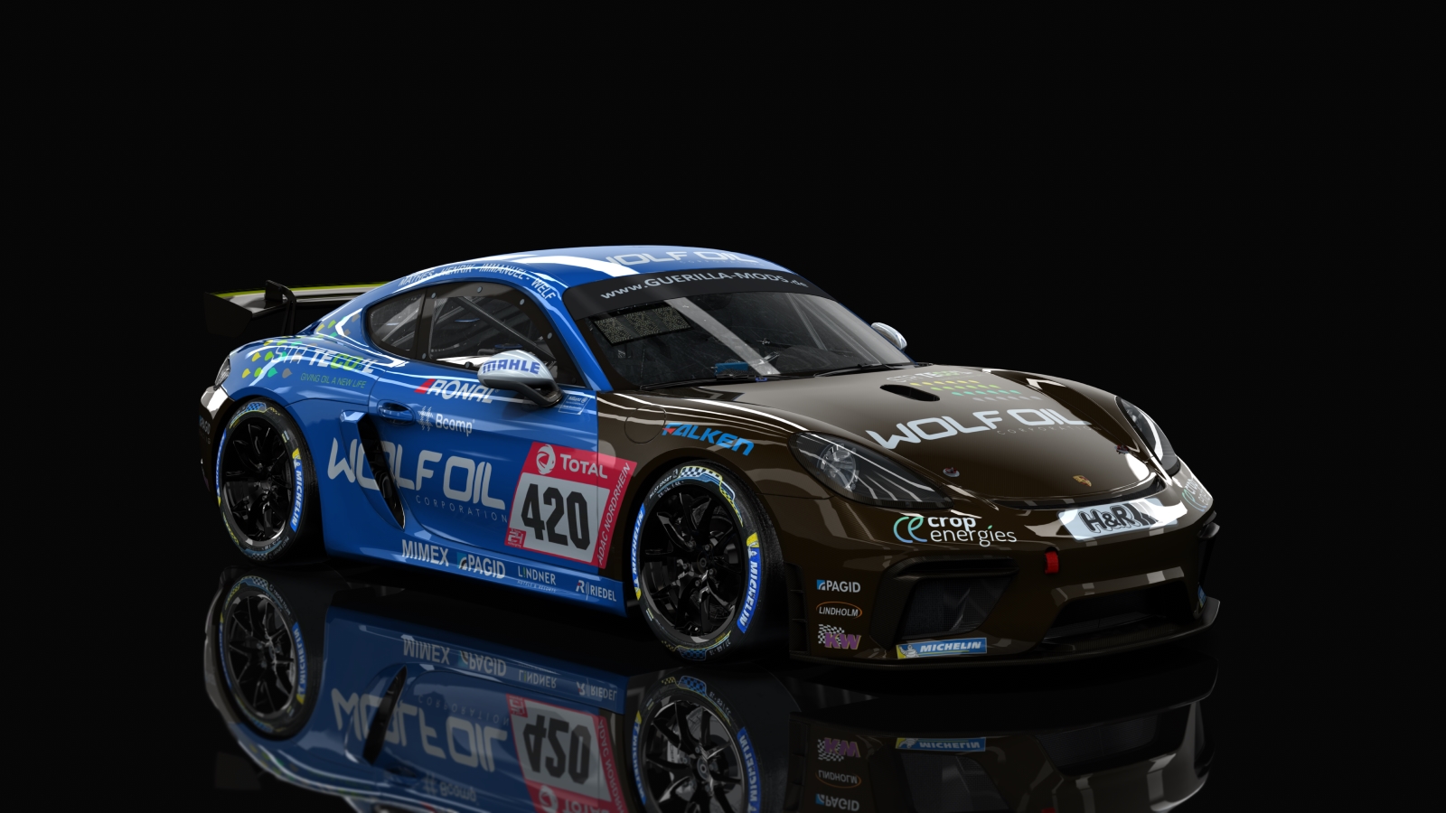 GT4 Porsche 718 Cayman Clubsport, skin 420_four_motors_vinke_24h