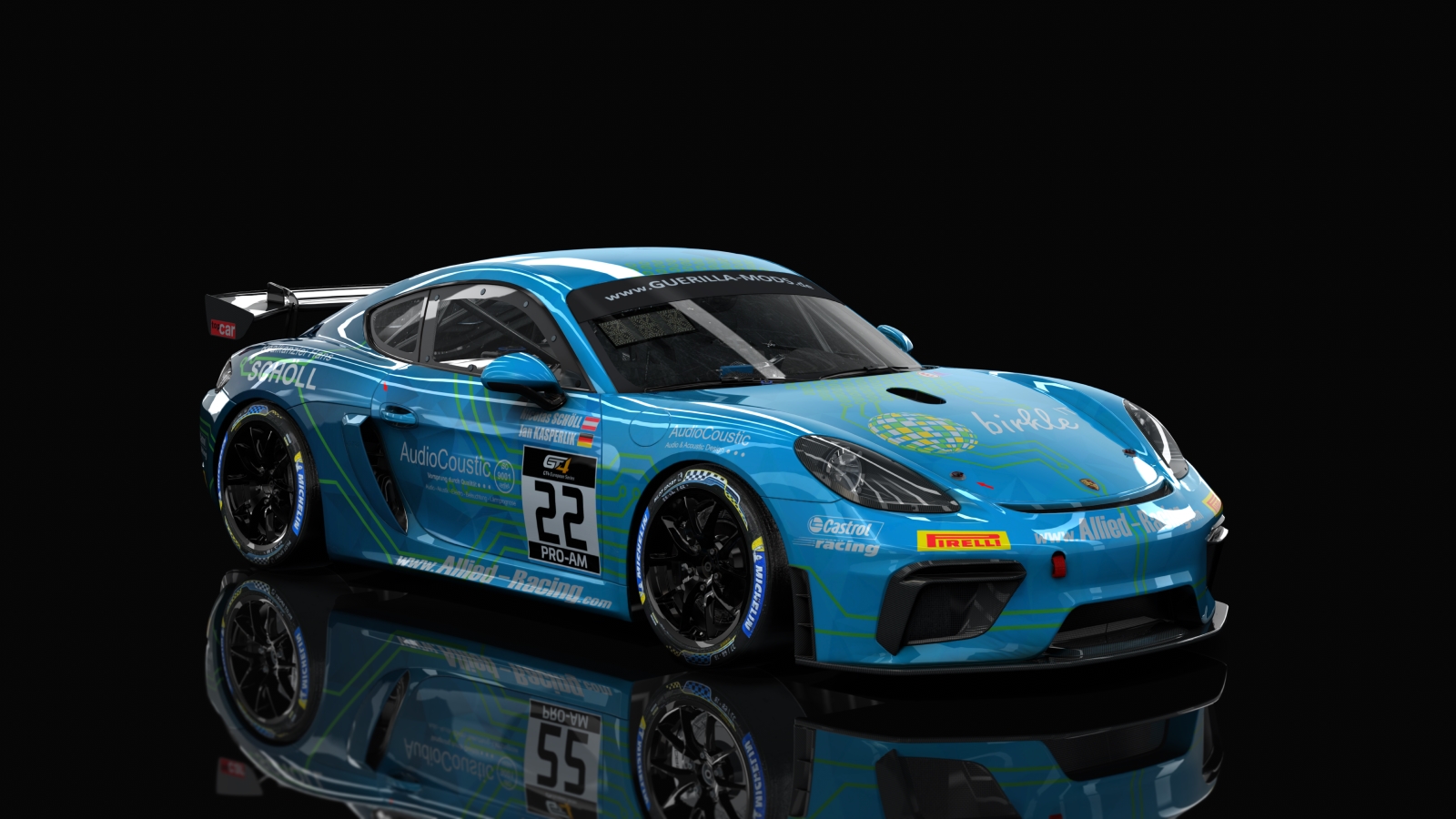 GT4 Porsche 718 Cayman Clubsport, skin rm_gt4_european_series_2019_allied_racing_22