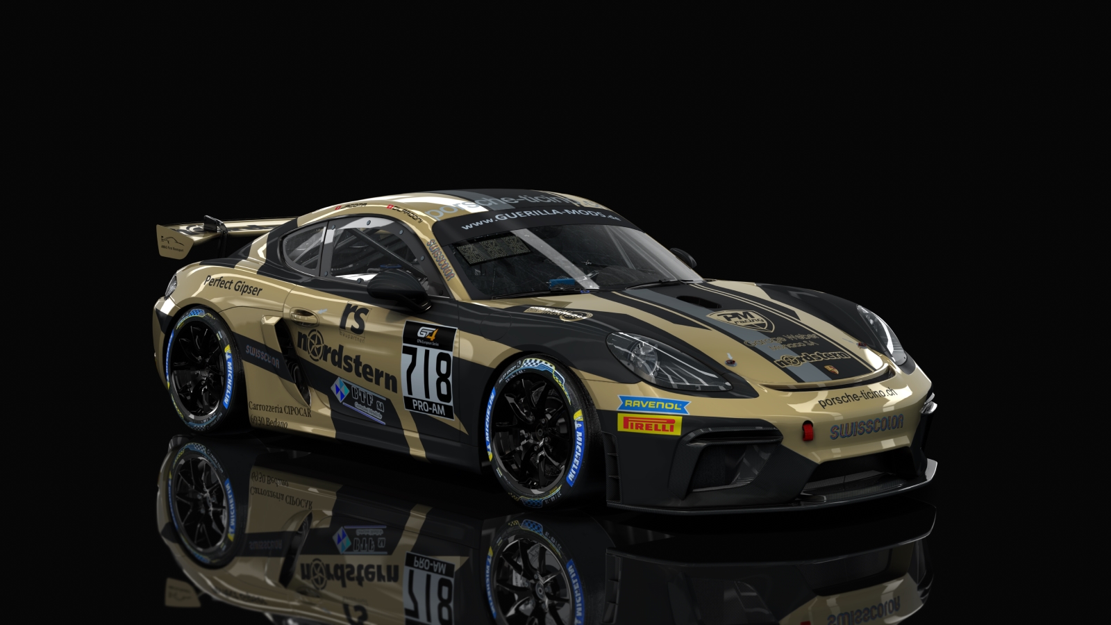 GT4 Porsche 718 Cayman Clubsport, skin rm_gt4_european_series_2019_centri_porsche_ticino_718