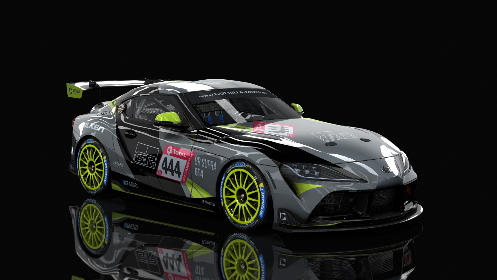 GT4 Toyota Supra, skin GR_Racing_Silver