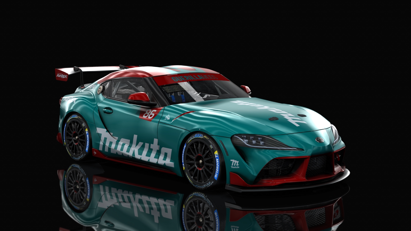 GT4 Toyota Supra, skin Makita