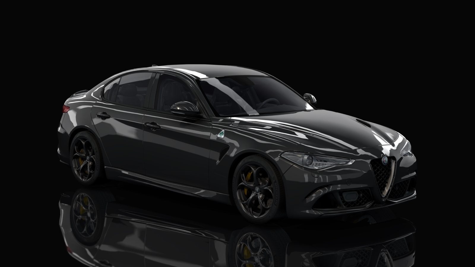 Alfa Romeo Giulia Quadrifoglio, skin 05_Nero_Vulcano