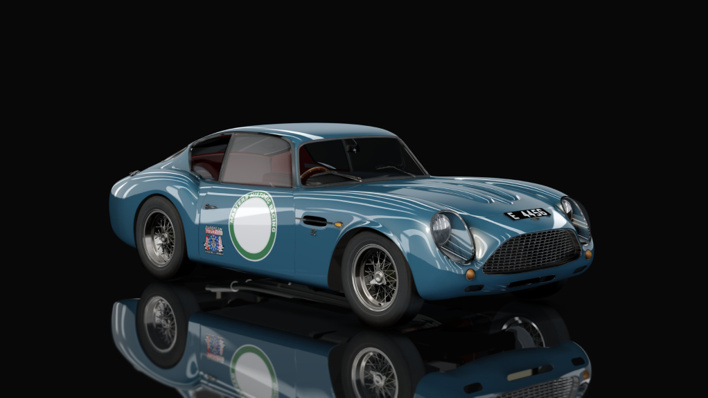MM Aston DB4 GT Zagato, skin blue