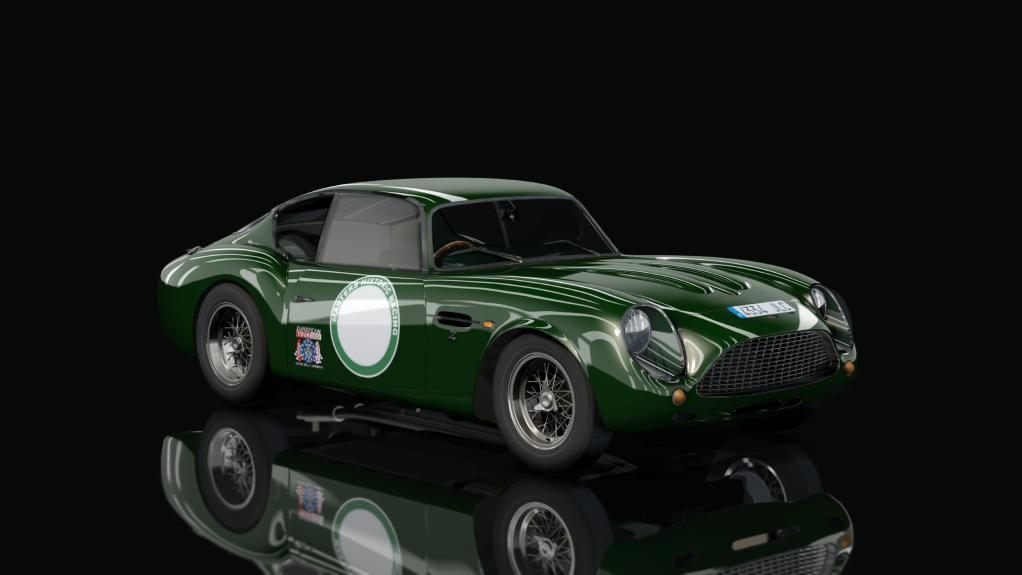 MM Aston DB4 GT Zagato, skin green