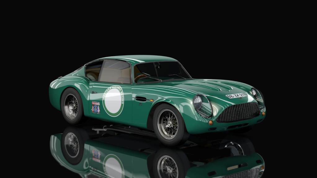 MM Aston DB4 GT Zagato, skin green_metallic