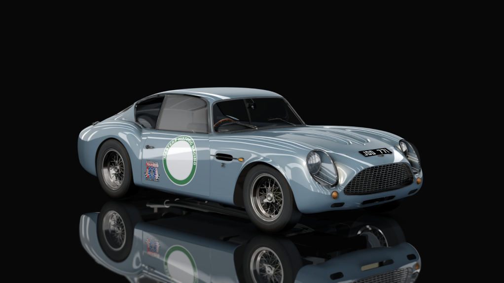 MM Aston DB4 GT Zagato, skin light_blue_metallic