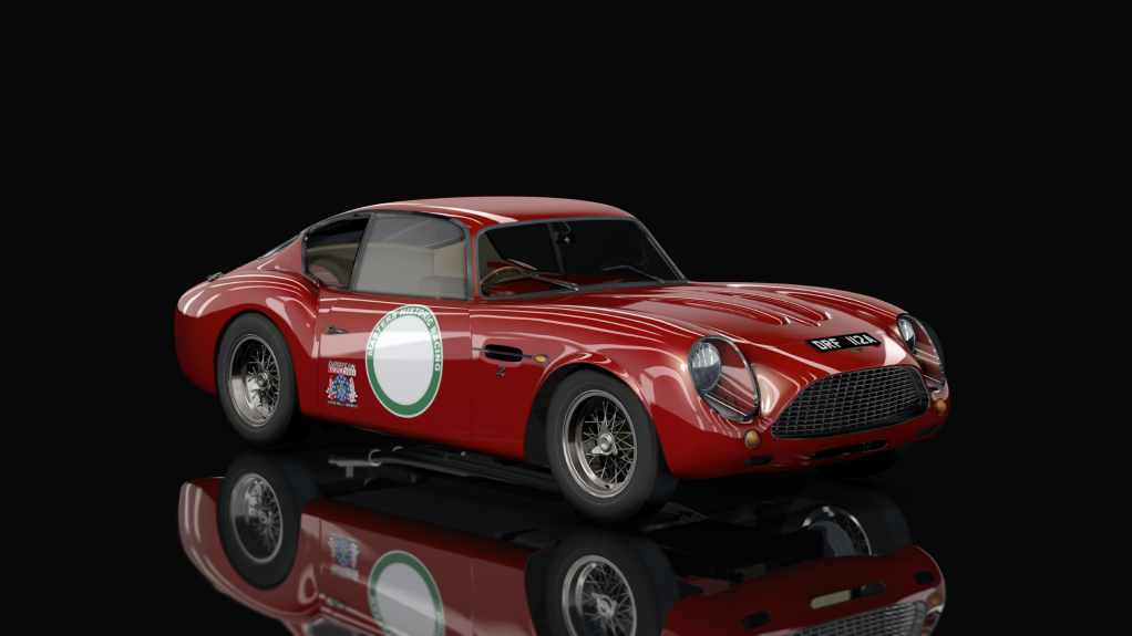 MM Aston DB4 GT Zagato, skin red