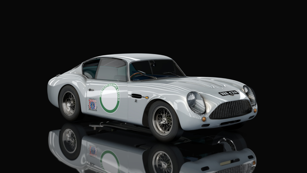 MM Aston DB4 GT Zagato, skin silver