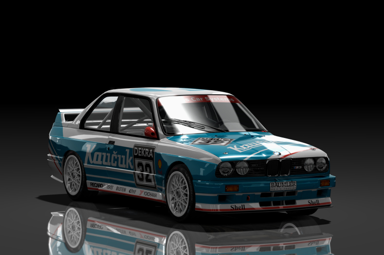 DTM BMW M3 E30, skin Kaucuk_Racing_Team_32