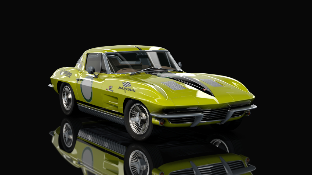 MM Corvette 1963, skin Giallo