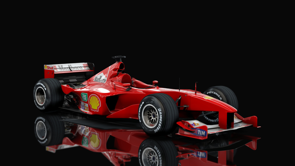 Ferrari F1 2000 v.1.2, skin shumacker