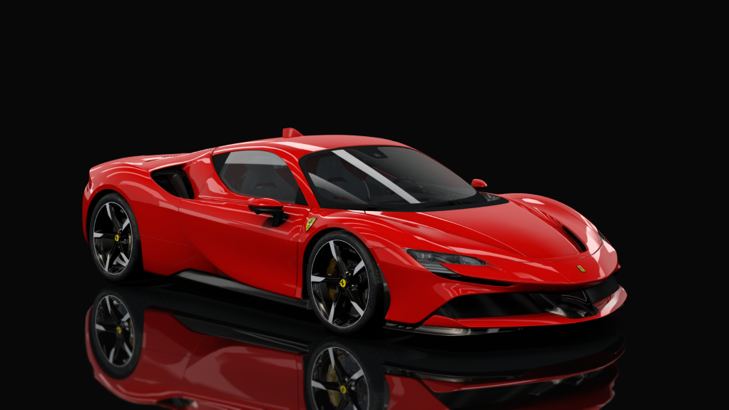 Ferrari SF90 Stradale, skin 01_rosso corsa