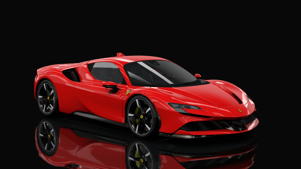 Ferrari SF90 Stradale, skin 02_rosso_scuderia