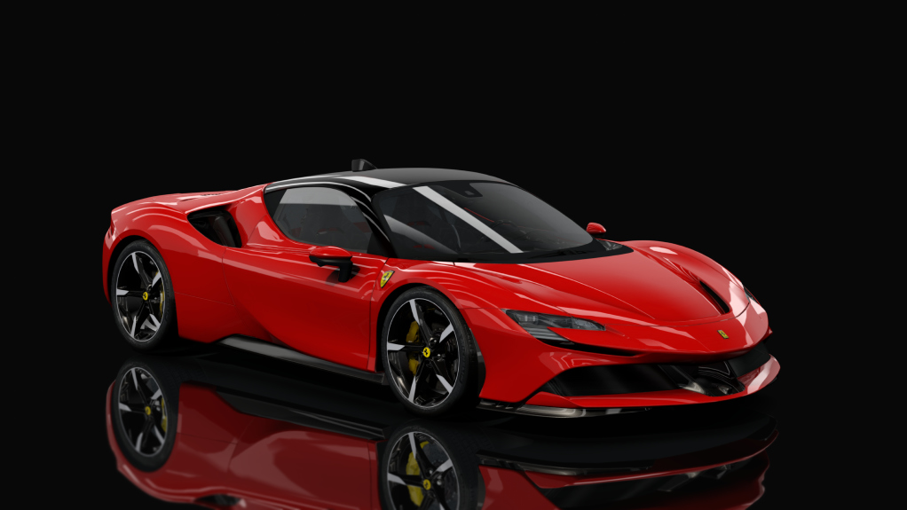Ferrari SF90 Stradale, skin 24_rosso_corsa_B