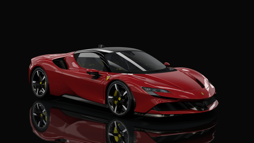 Ferrari SF90 Stradale, skin 25_rosso_mugello_B