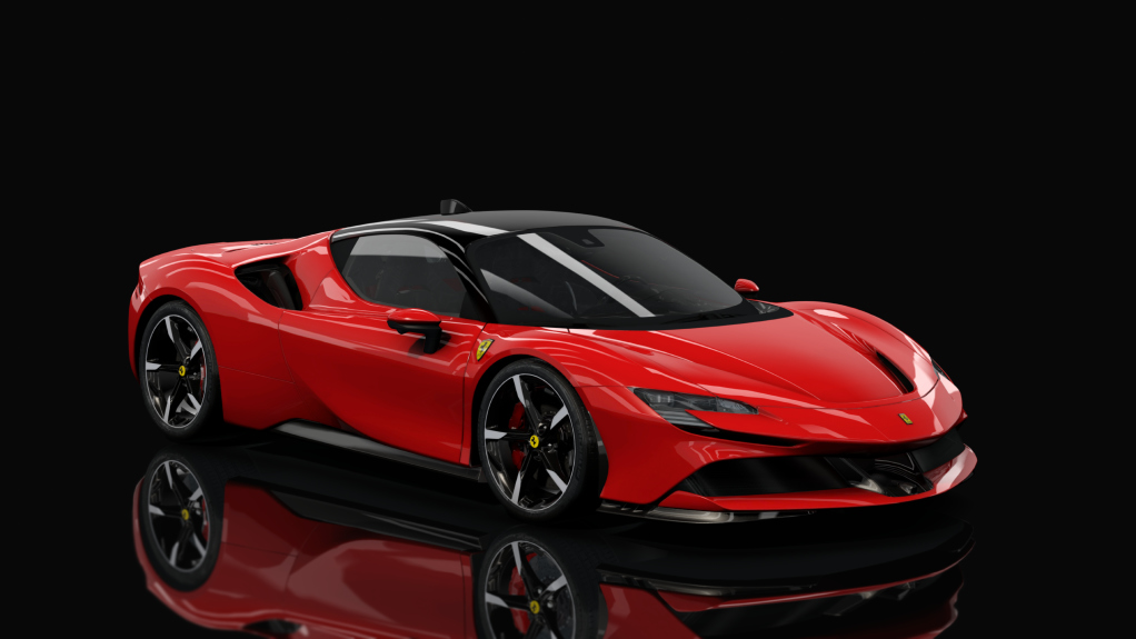 Ferrari SF90 Stradale, skin 26_rosso_scuderia_B