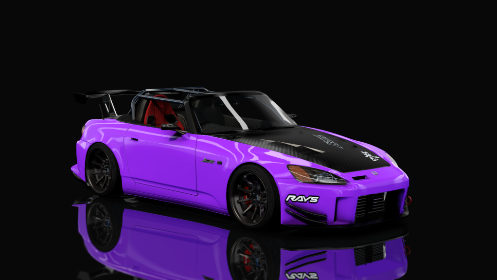 Honda s2000 track, skin violet