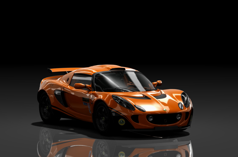 Lotus Exige Track, skin orange_aris