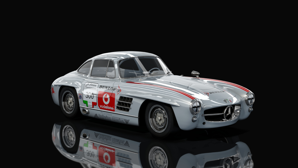 MM 300SL Race, skin 01_gullwing_americana_clean