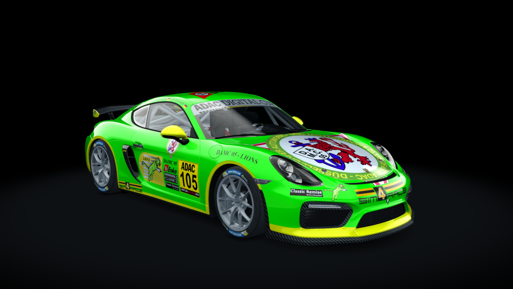 Porsche Cayman GT4 Digital Cup, skin 105-DAMC05