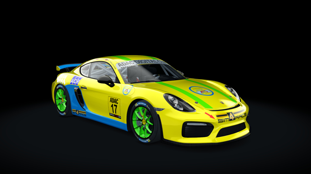 Porsche Cayman GT4 Digital Cup, skin 17-Radevormwald