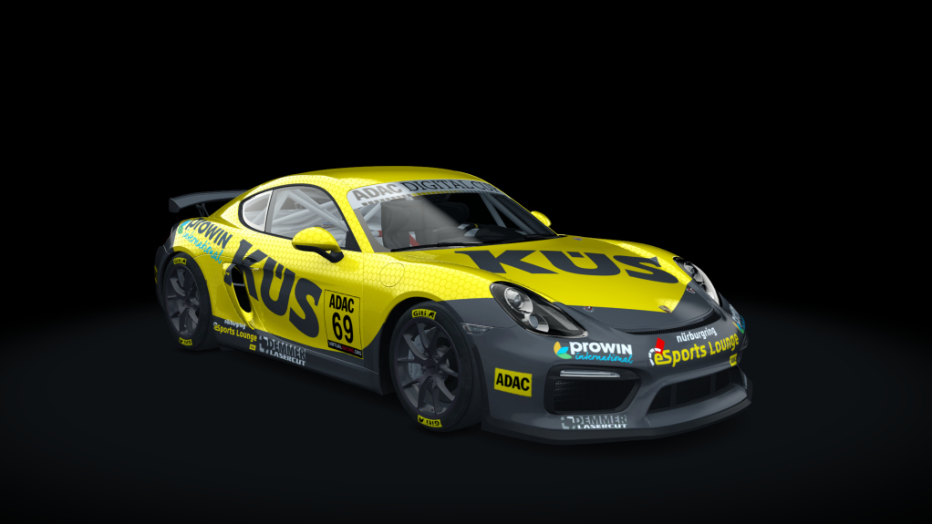 Porsche Cayman GT4 Digital Cup, skin 69-Saarland