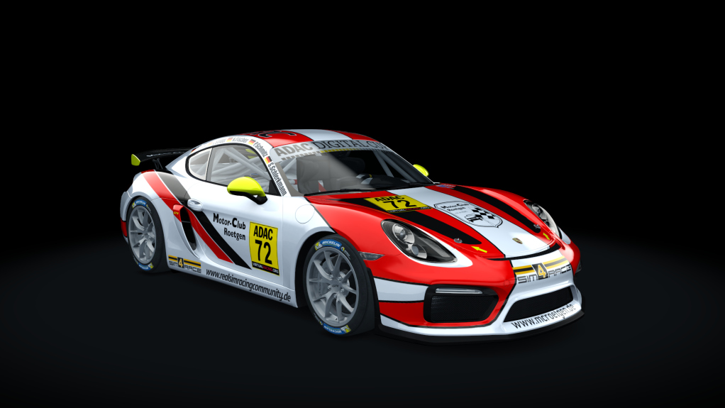 Porsche Cayman GT4 Digital Cup, skin 72-Roetgen