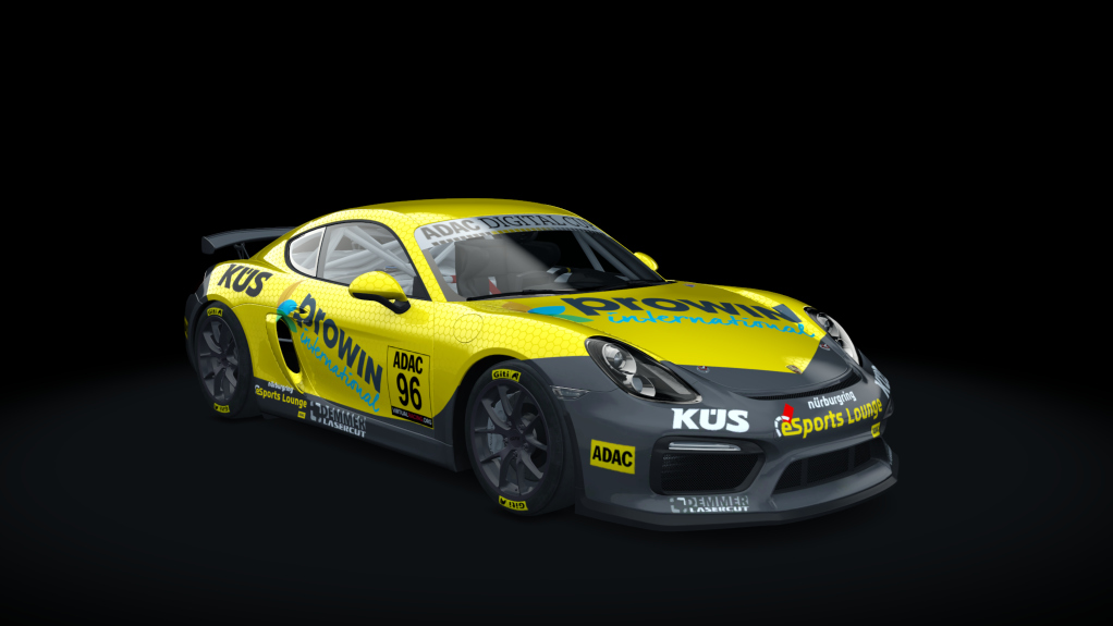 Porsche Cayman GT4 Digital Cup, skin 96-Saarland