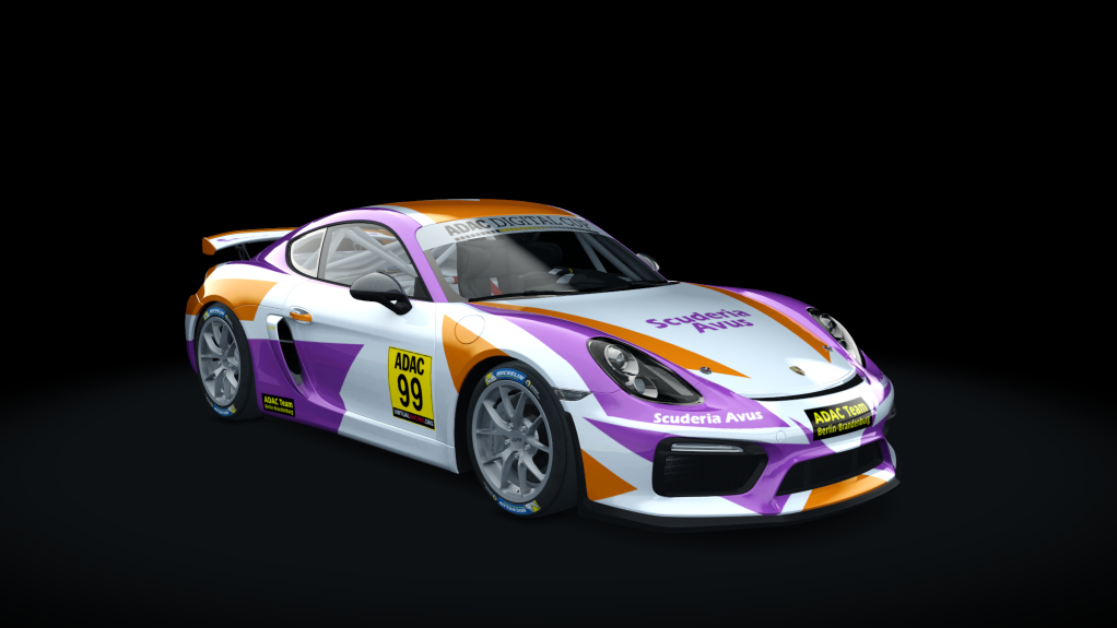 Porsche Cayman GT4 Digital Cup, skin 99-AVUS