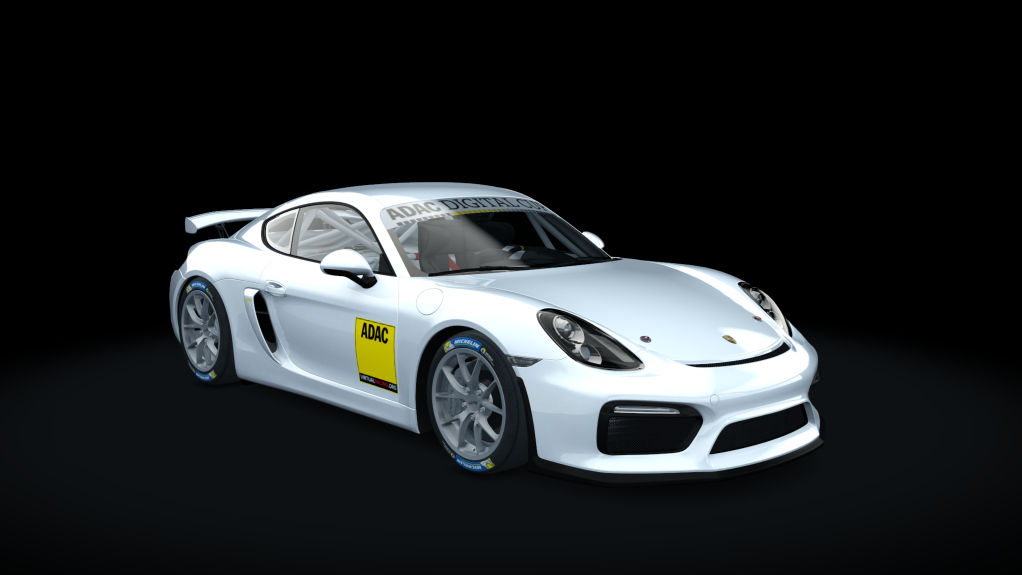 Porsche Cayman GT4 Digital Cup, skin ADAC Template